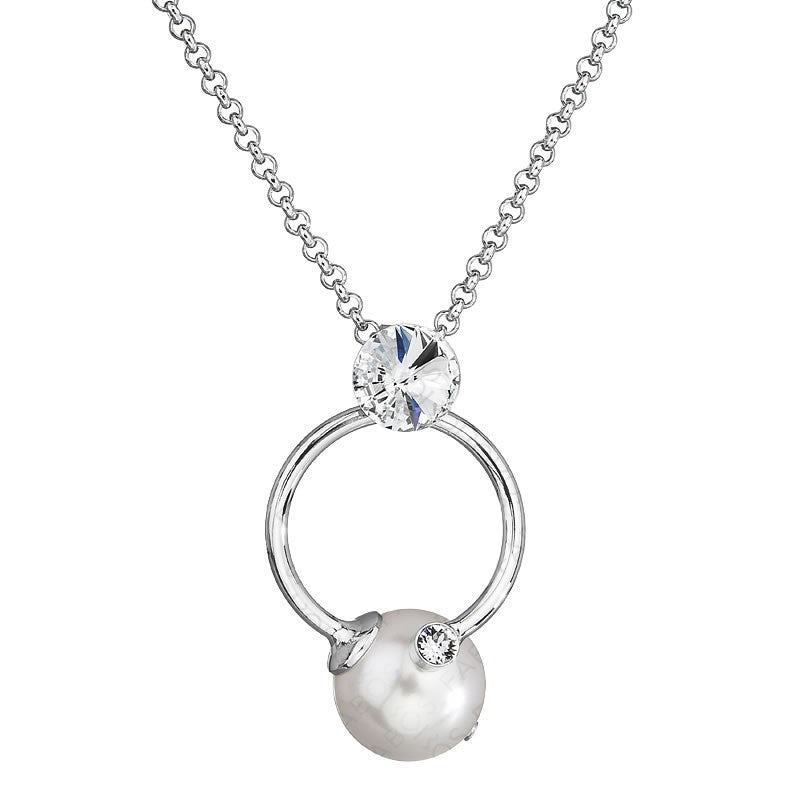 Collier avec perle - Swarovski