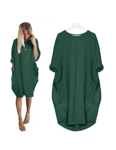 robe ample vert