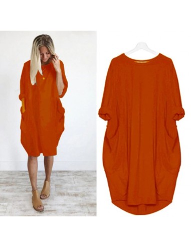 robe ample orange