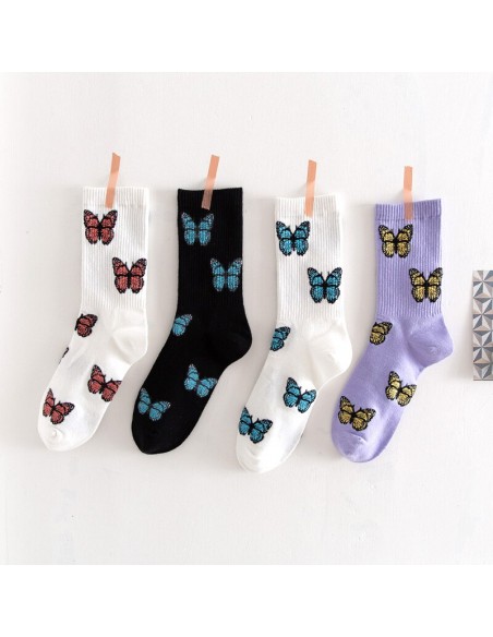 Lot de chaussettes avec des papillons