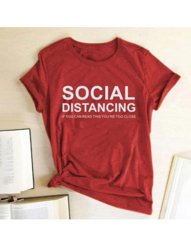T-shirt distances sociales