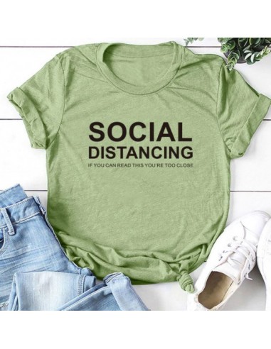 T-shirt distances sociales
