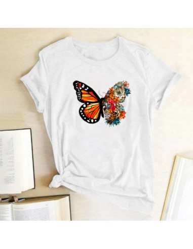 T-shirt femme papillon