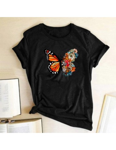 T-shirt femme papillon
