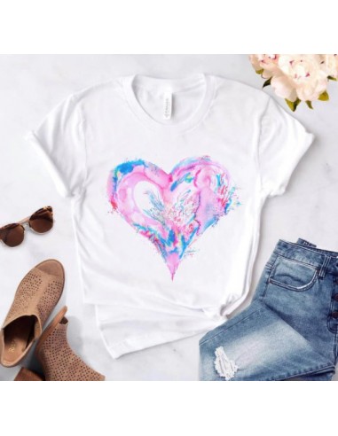 T-shirt femme avec un cœur