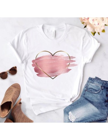 T-shirt femme avec un cœur
