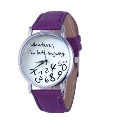 Montre "I am late"