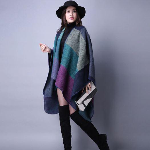 Poncho Femme