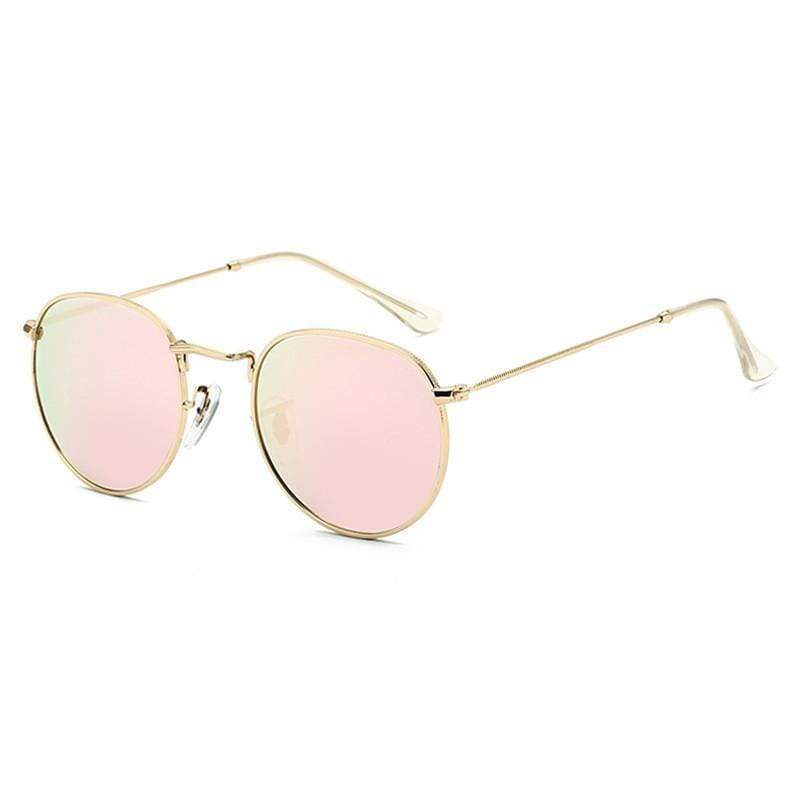 Lunettes de soleil au design rond