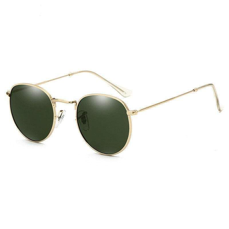 Lunettes de soleil au design rond
