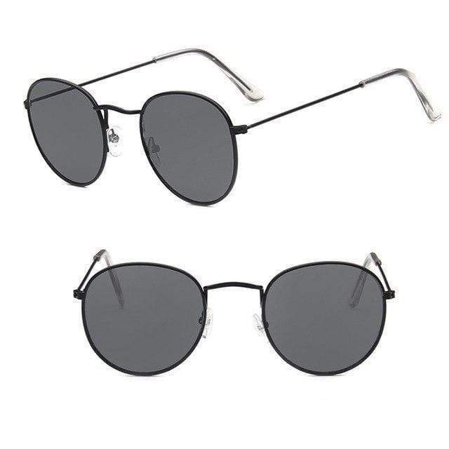 Lunettes de soleil au design rond