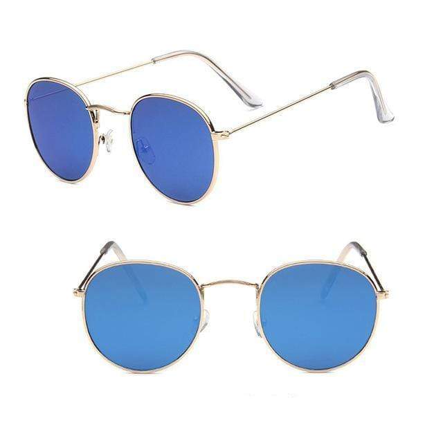 Lunettes de soleil au design rond