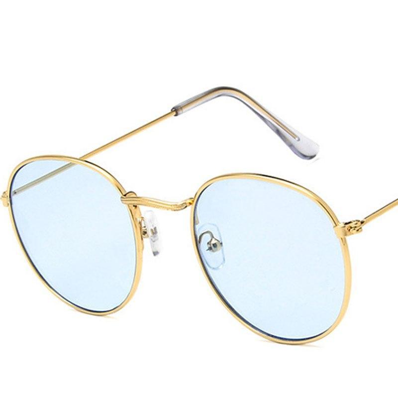 Lunettes de soleil au design rond