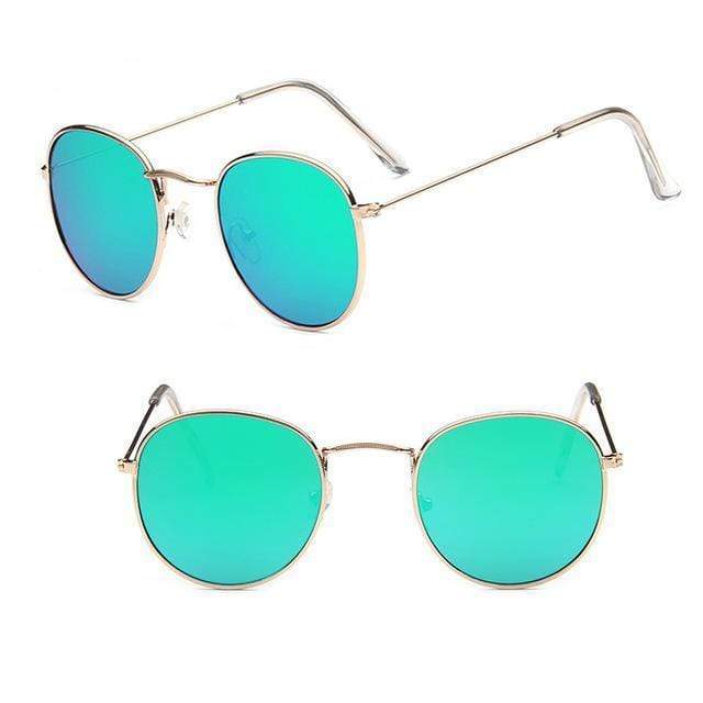 Lunettes de soleil au design rond