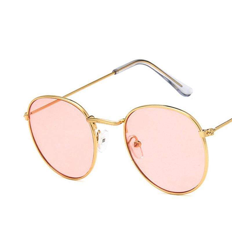 Lunettes de soleil au design rond
