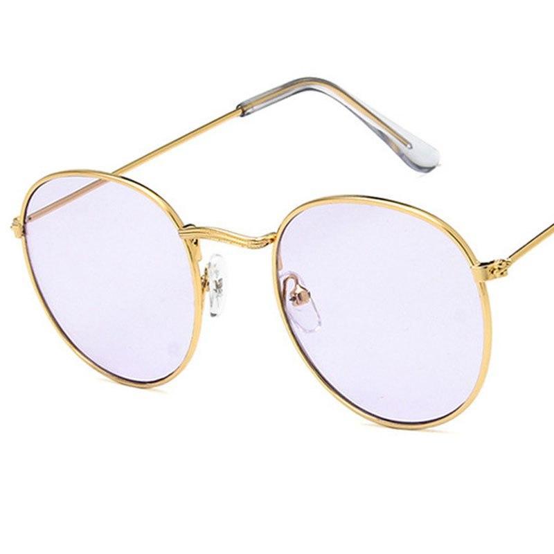 Lunettes de soleil au design rond