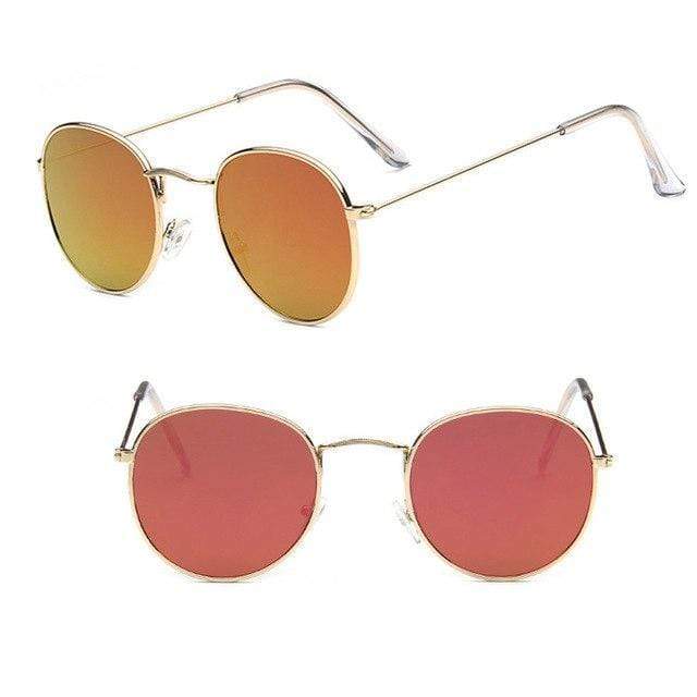 Lunettes de soleil au design rond