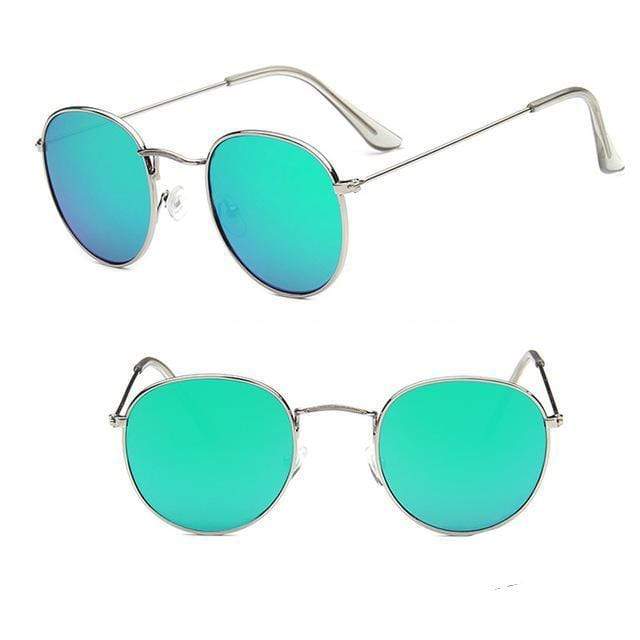 Lunettes de soleil au design rond