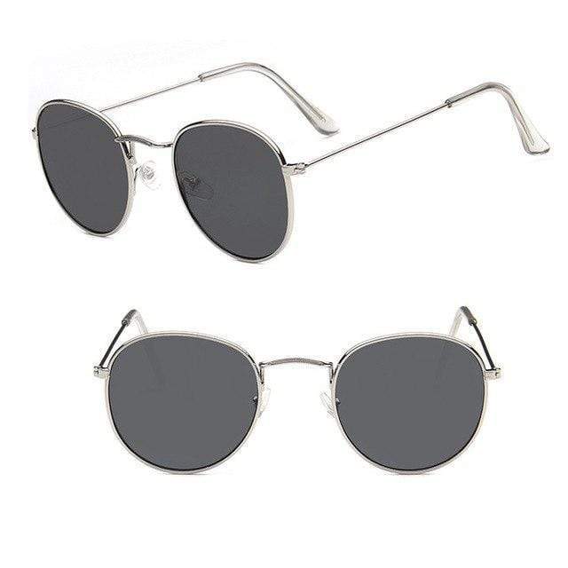 Lunettes de soleil au design rond