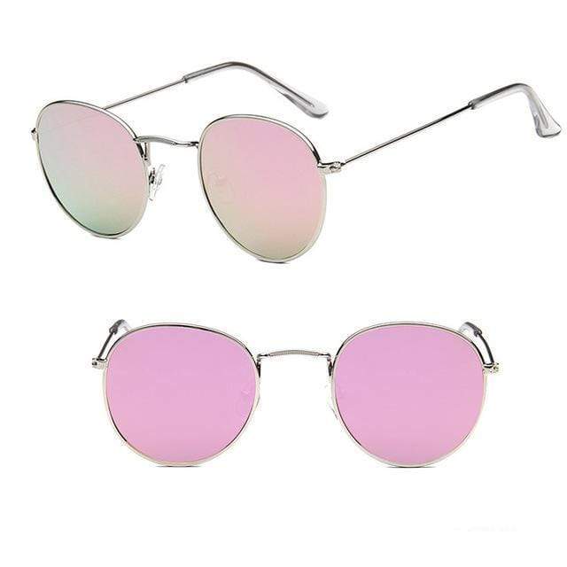 Lunettes de soleil au design rond