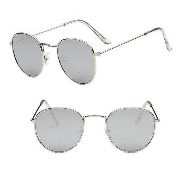 Lunettes de soleil au design rond