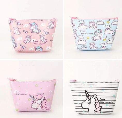 Porte-monnaie simili-cuir licorne