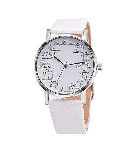 Montre chat pour femme
