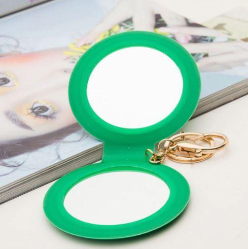Miroir de poche simili-cuir