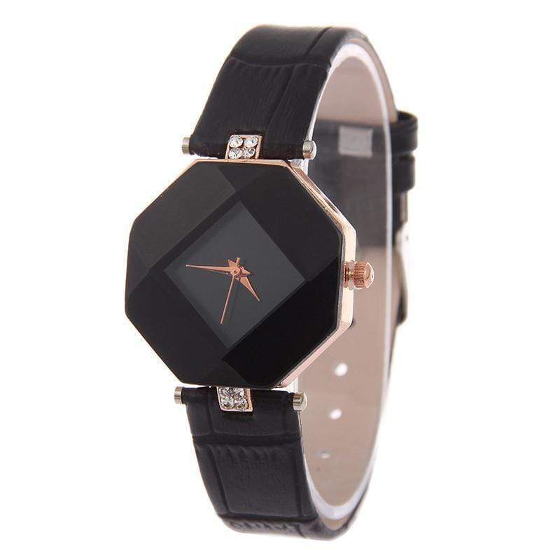 Montre aux motifs pierre précieuse