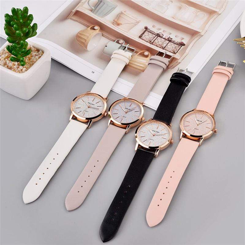 Montre simple en cuir