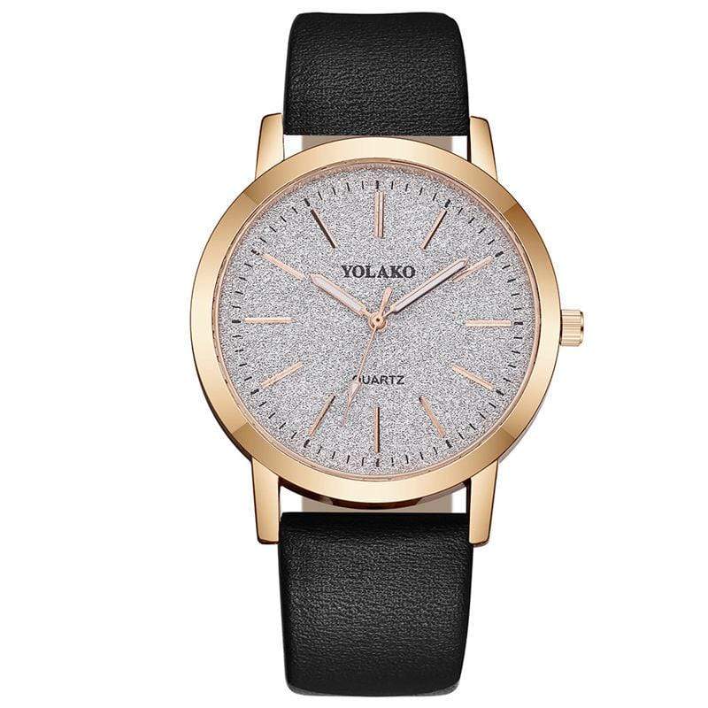 Montre simple en cuir