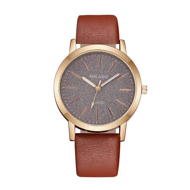 Montre simple en cuir