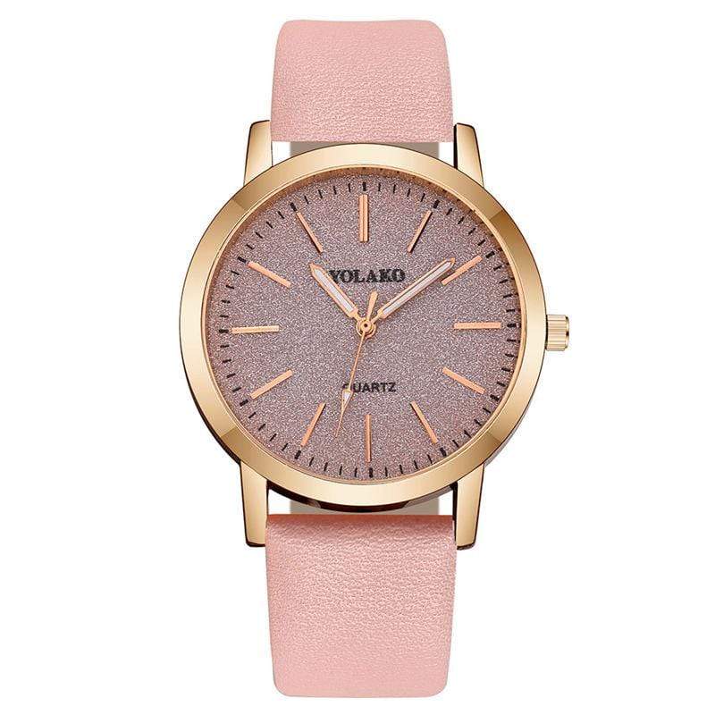Montre simple en cuir