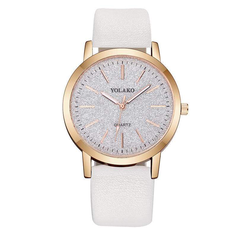 Montre simple en cuir