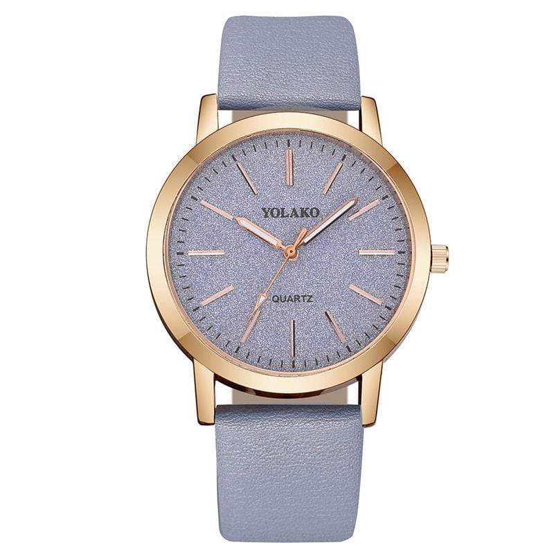 Montre simple en cuir