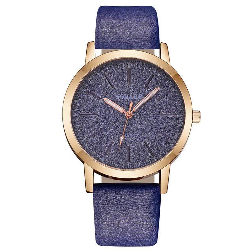 Montre simple en cuir