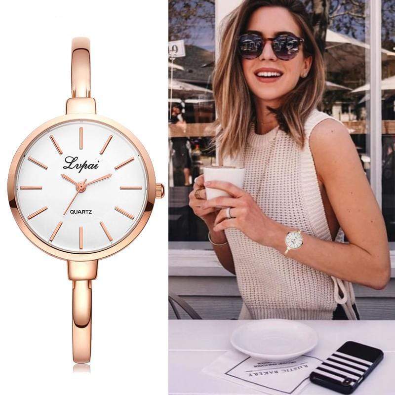 Montre au bracelet fin
