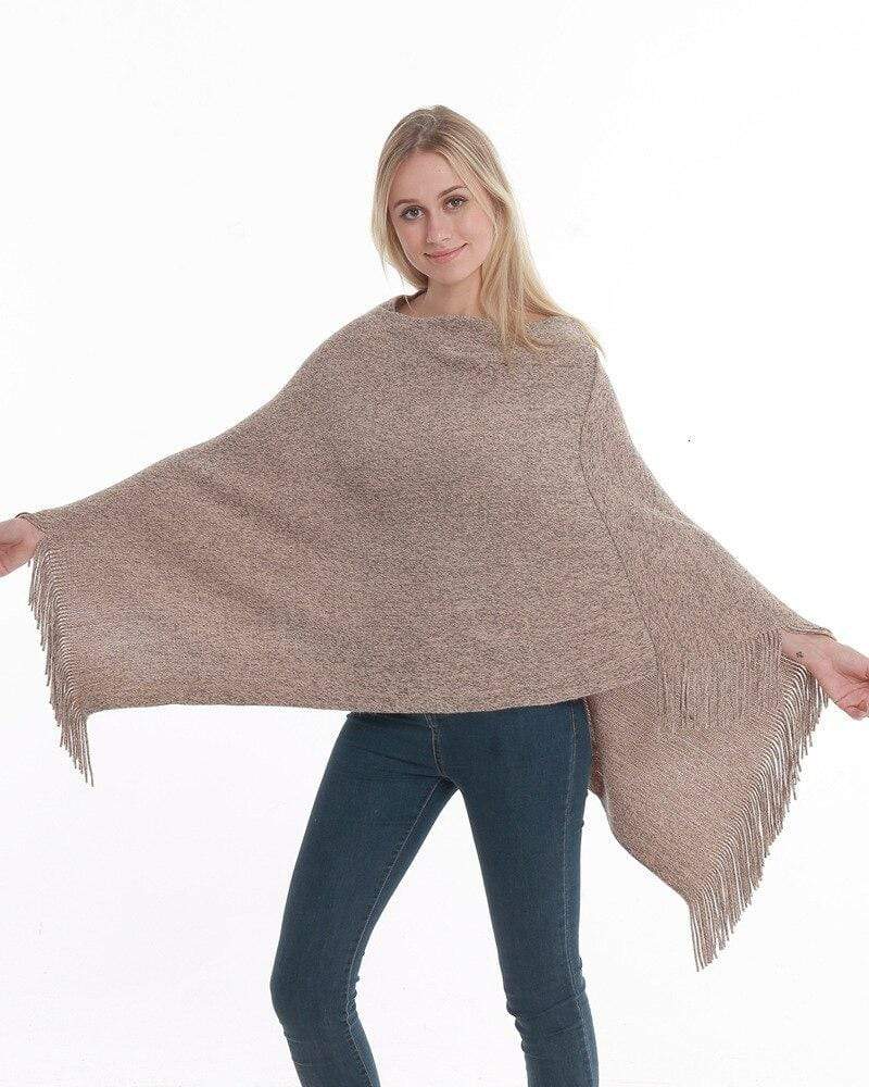 Poncho classique et chaud