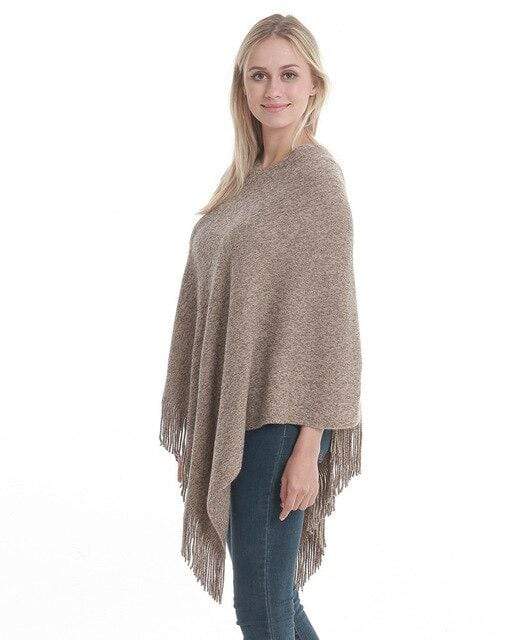 Poncho classique et chaud