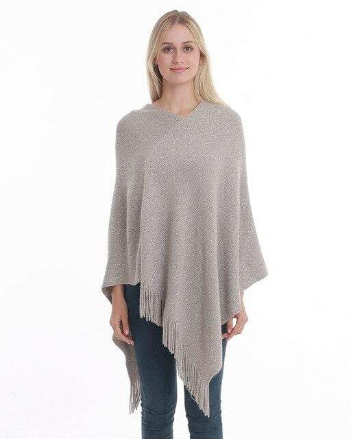 Poncho classique et chaud