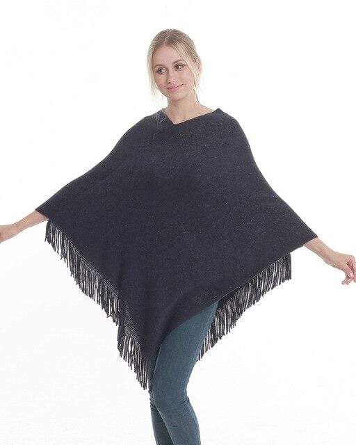 Poncho classique et chaud