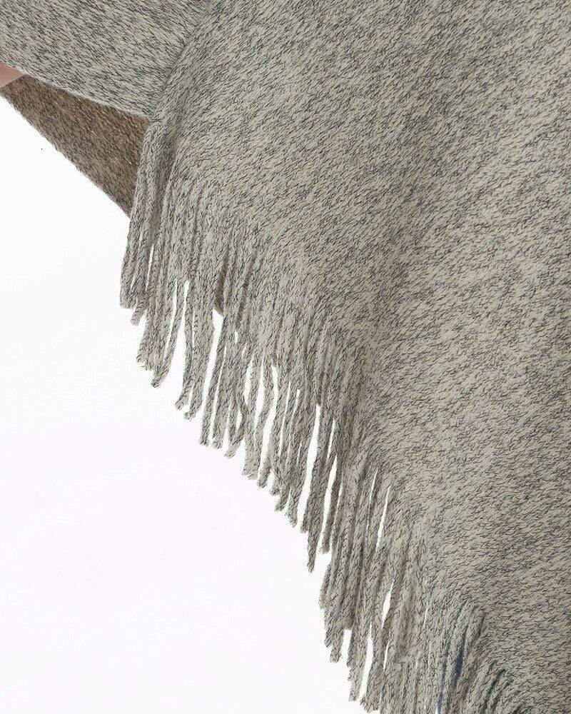 Poncho classique et chaud