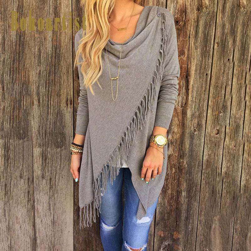 Poncho long pour femmes