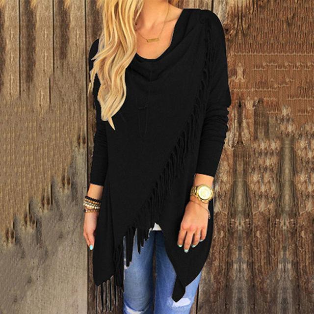Poncho long pour femmes
