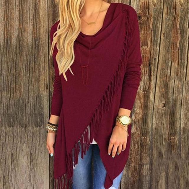 Poncho long pour femmes