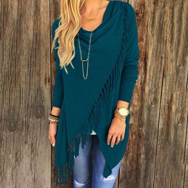 Poncho long pour femmes