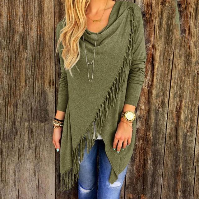 Poncho long pour femmes