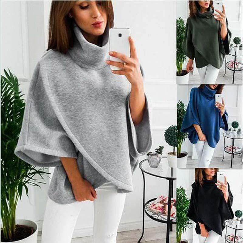 Poncho classe en coton