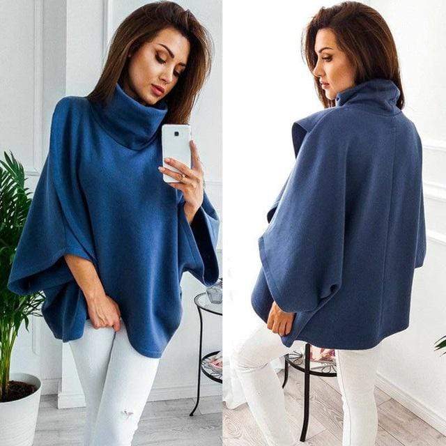 Poncho classe en coton