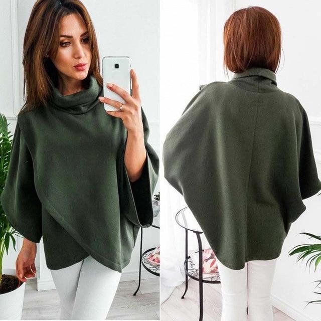Poncho classe en coton